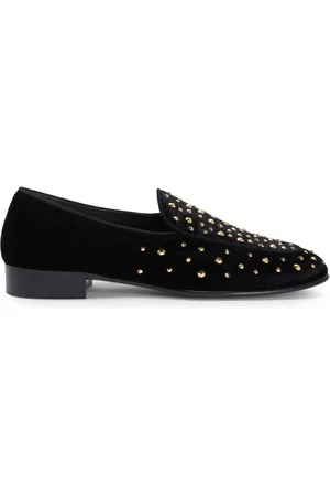 Giuseppe Zanotti Rudolph crystal-embellished leather loafers