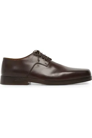 MARSÈLL Square-toe leather derby shoes