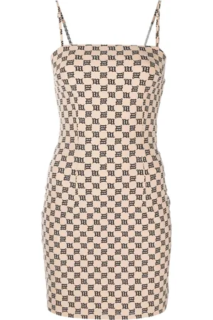 MISBHV Monogram-print minidress