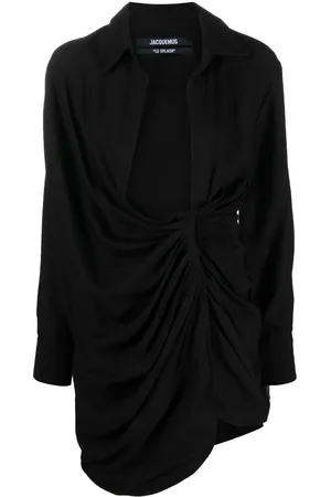 Jacquemus La Robe Bahia draped minidress