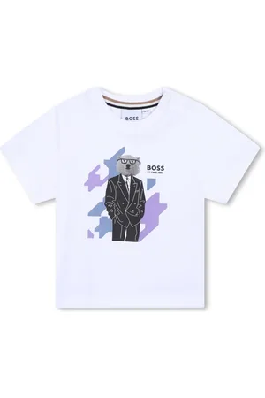 HUGO BOSS Logo-print cotton T-shirt