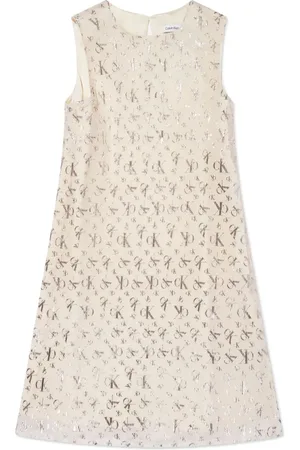 Calvin Klein Layered logo-print dress