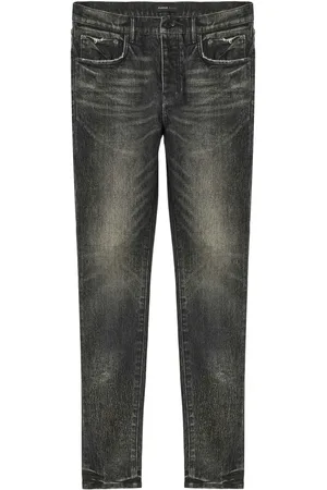 Purple Brand Washed-denim slim jeans