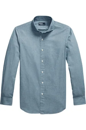 Ralph Lauren Spread-collar cotton shirt