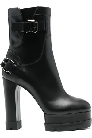 Casadei 130mm leather ankle boots