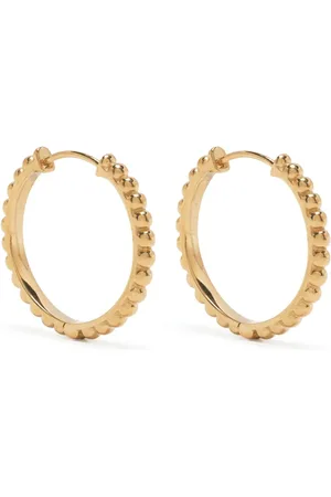 Dower and Hall Dotty huggie hoop earrings