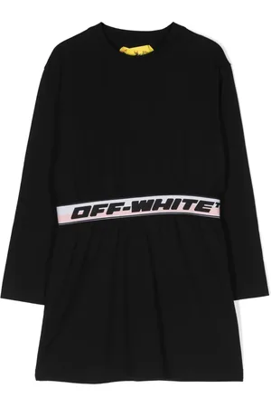 OFF-WHITE Logo-print cotton dress