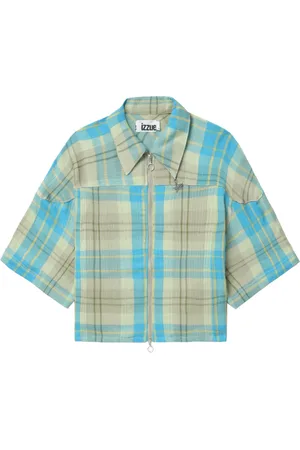 Izzue Plaid-check cotton shirt