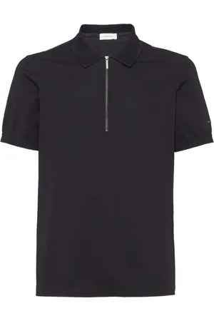Salvatore Ferragamo Logo-embroidered cotton polo shirt