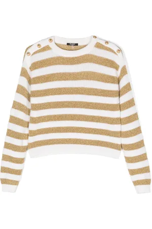 Balmain Stripe-pattern jumper