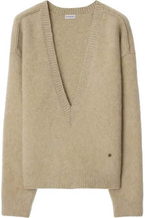 Burberry Plunging V-neck jumper