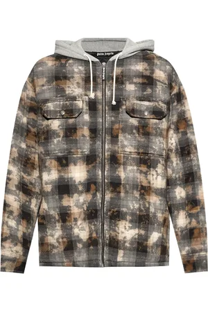 Palm Angels Check-pattern shirt jacket