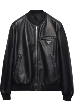 Prada Leather bomber jacket