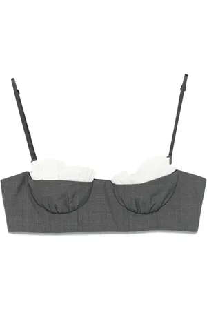 Shushu/Tong Ruffled bralette top