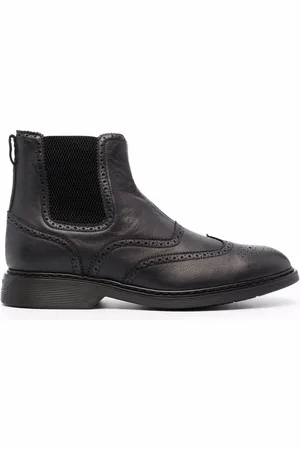 Hogan Leather Chelsea boots