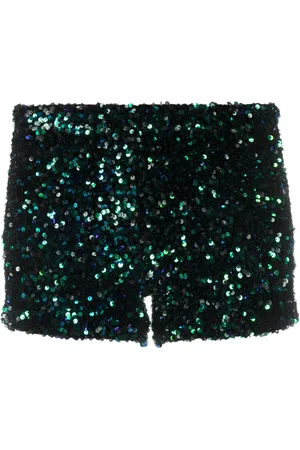 Styland Sequin-embellished mini shorts