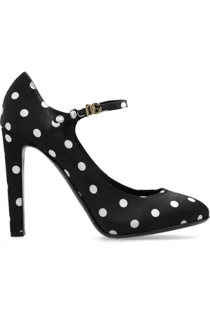 Dolce & Gabbana 105mm polka-dot print Mary Jane pumps