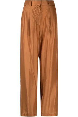 FORTE FORTE Wide-leg silk trousers
