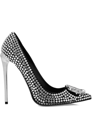 Philipp Plein 120mm rhinestone-embellished pumps