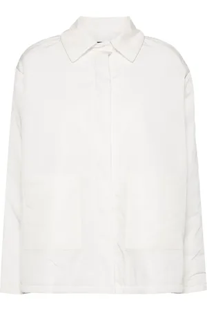 Fabiana Filippi Crinkled padded shirt jacket