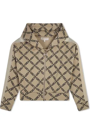 Michael Kors Empire-logo zip-up hoodie