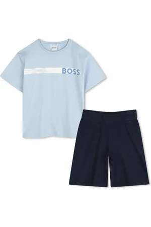 HUGO BOSS Logo-print cotton pajamas set