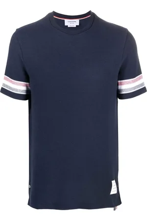 Thom Browne Tri-colour striped knit T-shirt