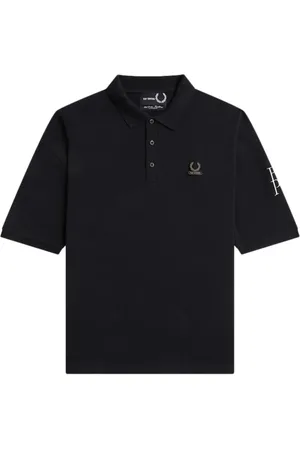 Fred Perry Logo-plaque cotton polo shirt