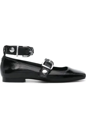Maje Patent-leather ballerina shoes