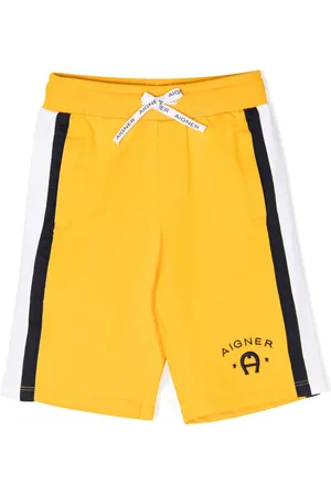 Aigner Logo-embroidered drawstring track shorts