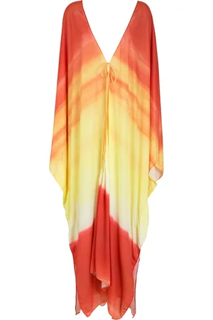 AMIR SLAMA Printed beach dress
