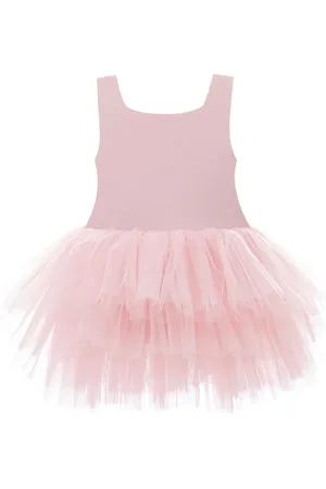 Mimi Tutu Square-neck tutu dress