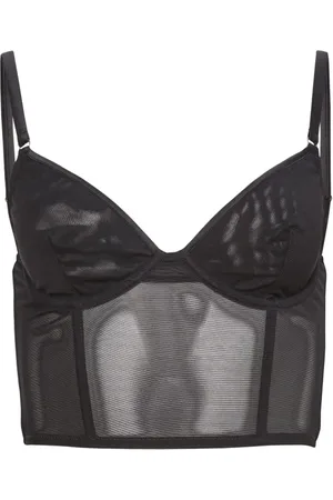 FLEUR DU MAL Longline mesh bustier