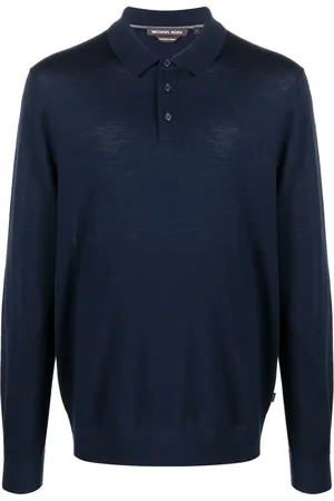Michael Kors Long-sleeve merino polo shirt