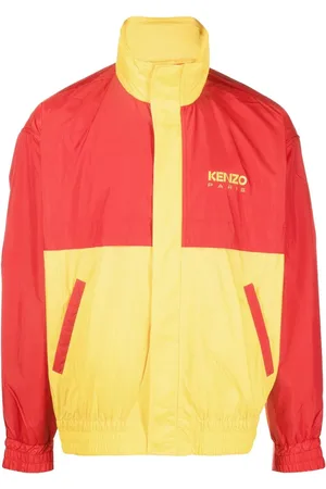 Kenzo Logo colour-block jacket