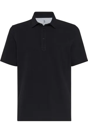 Brunello Cucinelli Button-fastening cotton polo shirt