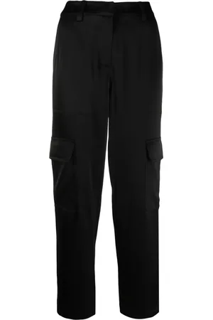 Michael Kors Satin-finish tapered-leg trousers