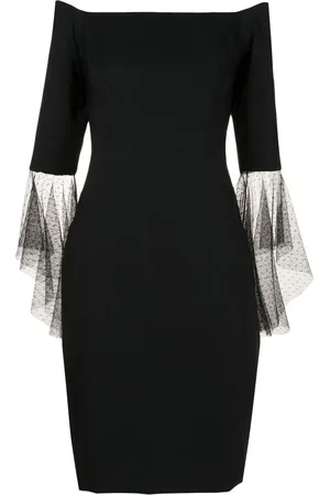 Lethicia Bronstein Anne tulle-sleeved dress