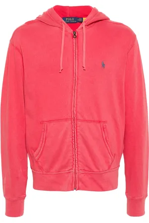 Ralph Lauren Polo-Pony-motif zipped hoodie