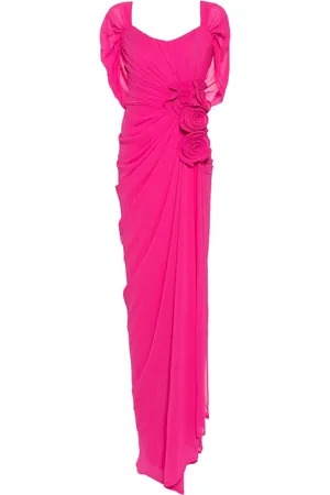 Ana Radu Floral-appliqu?? maxi dress