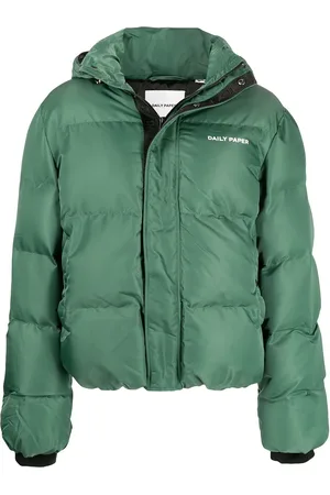 Daily paper Logo-print puffer jacket