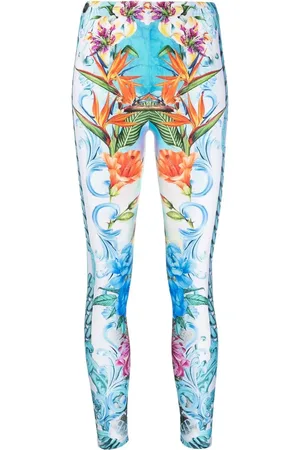 Philipp Plein Hawaii graphic-print leggings