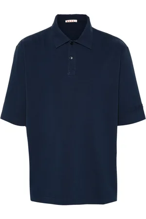 Marni Logo-patch polo shirt