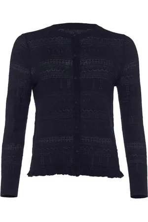 ERES Josette pointelle-knit cashmere cardigan