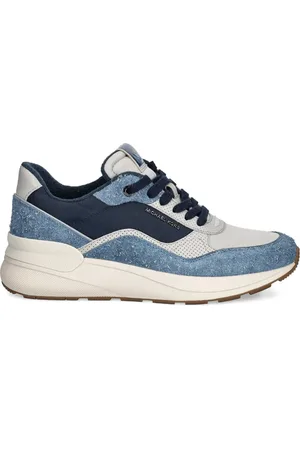 Michael Kors Trevor denim-panel sneakers