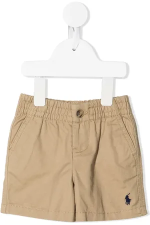 Ralph Lauren Logo-embroidered cotton shorts