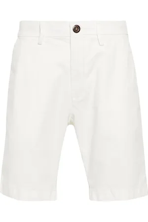 Boggi Milano Pressed-crease chino shorts