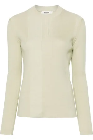 Fendi Crew-neck ribbed jumper