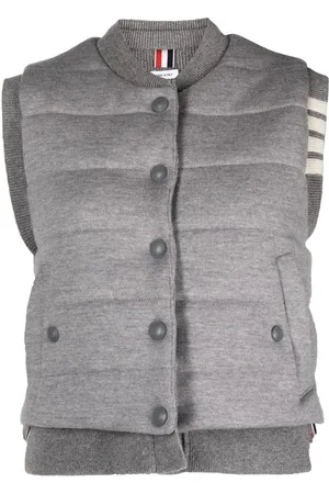 Thom Browne 4-Bar stripe reversible vest