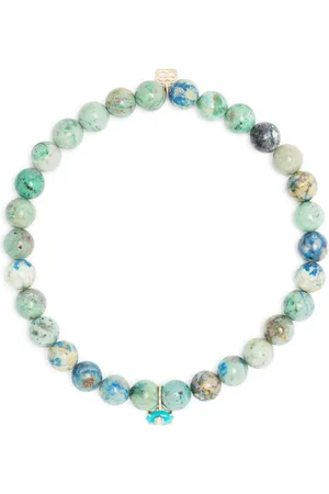 Sydney Evan 14kt yellow Evil Eye bracelet